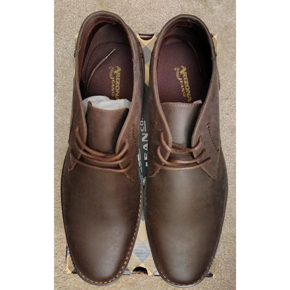ARIZONA Sargent Chukka Dress Shoes Mens US 13 Brown Business Casual Comfort